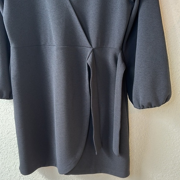 NWOT Madewell Texture & Thread Long-Sleeve Side-Tie Dress Size Large - Picture 6 of 13